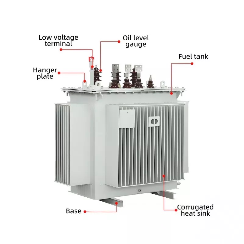 11KV entró 0.4KV hizo salir el transformador inmerso en aceite trifásico