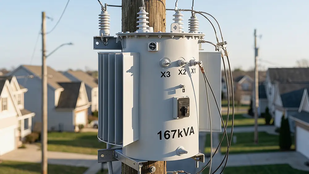 Transformador montado para redes globales de distribución de energía
