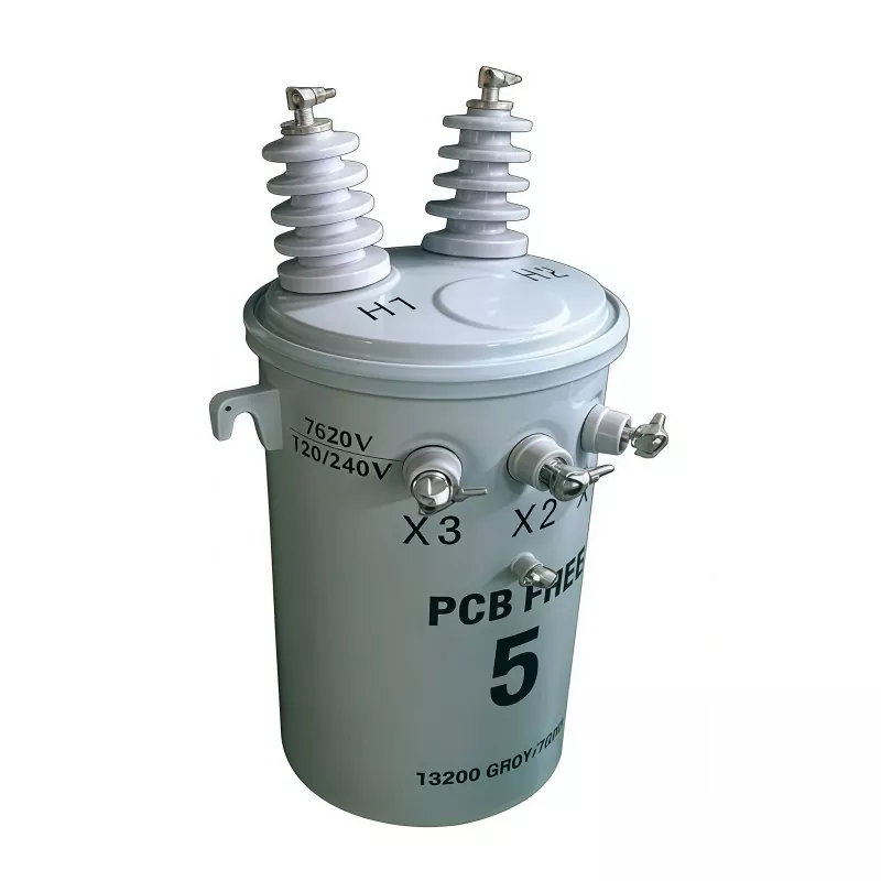 ¿Cómo mejora un transformador montado en poste de 5 KVA la eficiencia de la distribución de energía?